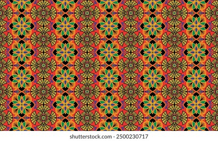 African ethnic native pattern.Traditional kente,ankara,kitenge,chitenge,capulana african wax print fabric pattern.Abstract vector motif pattern.For fabric,clothing,blanket,carpet,woven,wrap,decoration