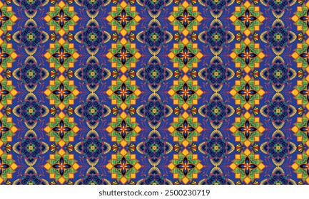African ethnic native pattern.Traditional kente,ankara,kitenge,chitenge,capulana african wax print fabric pattern.Abstract vector motif pattern.For fabric,clothing,blanket,carpet,woven,wrap,decoration