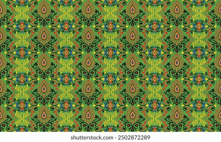 African ethnic native pattern.Traditional kente,ankara,kitenge,chitenge,capulana african wax print fabric pattern.Abstract vector motif pattern.For fabric,clothing,blanket,carpet,woven,wrap,decoration