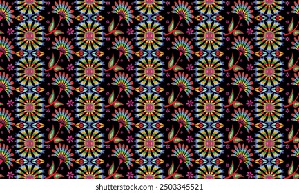 African ethnic native pattern.Traditional kente,ankara,kitenge,chitenge,capulana african wax print fabric pattern.Abstract vector motif pattern.For fabric,clothing,blanket,carpet,woven,wrap,decoration