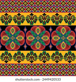African ethnic native seamless pattern.Traditional kente,ankara,kitenge,chitenge,capulana african wax print fabric.Abstract vector motif pattern.For fabric,clothing,blanket,carpet,woven,wrap,decorate.