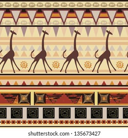 African ethnic ornament