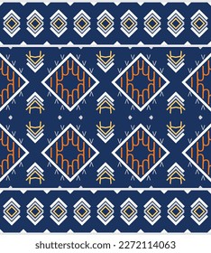 African Ethnic paisley pattern embroidery background. geometric ethnic oriental pattern traditional. Ethnic Aztec style abstract vector illustration. design for print texture,fabric,saree,sari,carpet.