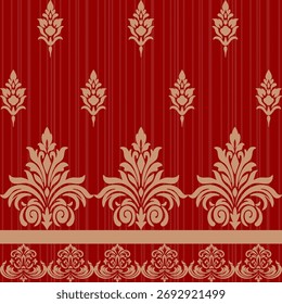 African ethnic pattern with fabric, geometric pattern with background 