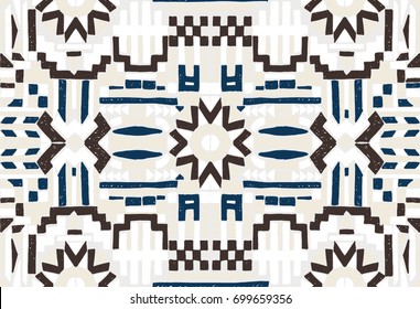 African ethnic print. The Aztec pattern. Oriental lace tape. Indian jewel. Embroidery on fabric. Asian ornament. Tribal art. Japanese, Oriental pattern. The decoration of clothes.