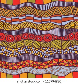 African Ethnic Seamless Pattern