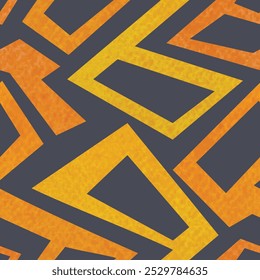 African ethnic seamless pattern with colorful elements. Geometric background. Design greeting card, wrapping paper. Ornamental colorful detail of mosaic.