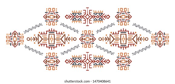 African Ethnic Style Vector Illustration