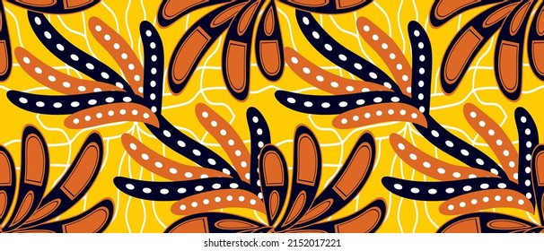 African ethnic traditional pattern . seamless beautiful Kitenge, chitenge, dutch wax style. fashion design in colorful. Geometric abstract motif. commonly known as Ankara prints, African wax prints.