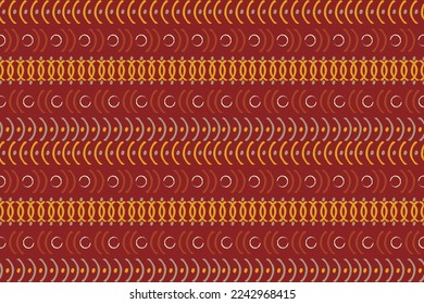 African ethnic traditional pattern. Seamless beautiful Kitenge, chitenge, dutch wax style. fashion design in colorful. Geometric abstract motif. Vector illustration
