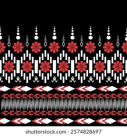 African ethnic traditional pattern. seamless beautiful Kitenge, chitenge style. fashion design in colorful. Geometric circle abstract motif. Floral Ankara prints, African wax prints.