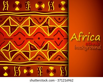 African Ethnic Vector Background.Tribal Pattern. Arabic or African Style