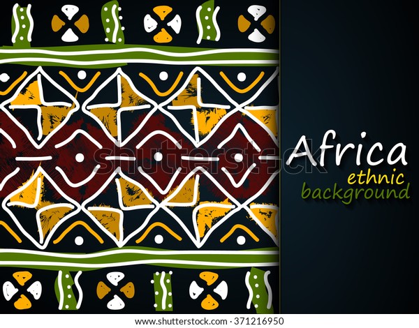 African Ethnic Vector Background.Tribal Pattern.\
Arabic or African\
Style