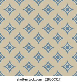 African fabric pattern blue and grey