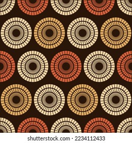 Diseño de patrones tribales de tejidos africanos, arte sin fisuras, étnico 