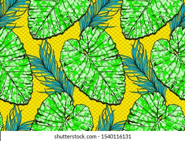 african fashion seamless pattern ornament in vibrant colours., picture art and abstract background, vector illustration file EPS10. 