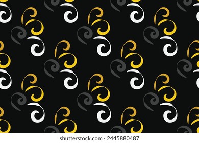 african fashion seamless pattern ornament in vibrant colours, picture art and abstract background for Fabric Print, Scarf, Shawl, Carpet, Kerchief, Handkerchief