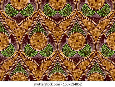 african fashion seamless pattern, picture art and abstract background for Fabric Print, Scarf, Shawl, Carpet, Kerchief, Handkerchief, vector illustration file EPS10. 