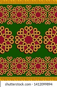african fashion seamless pattern, vector illustration file. 