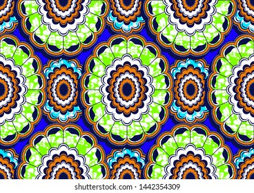 african fashion seamless pattern, vector illustration file. 