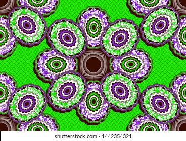 african fashion seamless pattern, vector illustration file. 