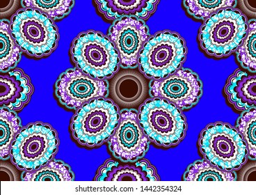 african fashion seamless pattern, vector illustration file. 