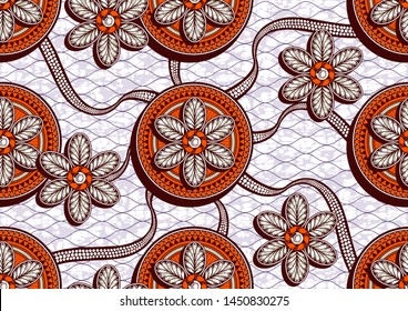 african fashion seamless pattern, vector illustration file. 
