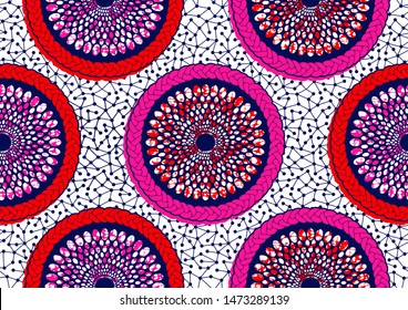 african fashion seamless pattern, vector illustration file. 