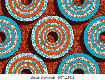 african fashion seamless pattern, vector illustration file. 