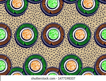 african fashion seamless pattern, vector illustration file. 