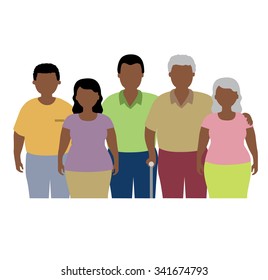 african fat family