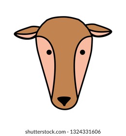 african female antelope wild character
