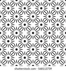 African flower pattern