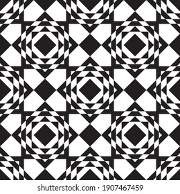 African Geometrical Design Pattern for Fabric and Textile Print