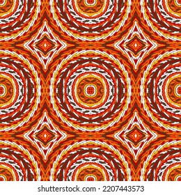 African geometrical seamless pattern design
