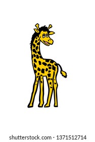 African giraffes vector animal