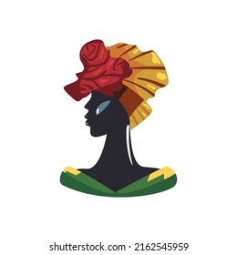 african girl silhouette for juneteenth