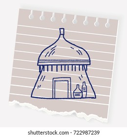 African house doodle