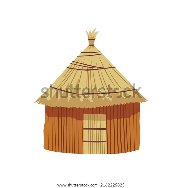 African Hut Small Village House Thatched Stock Vector (Royalty Free ...