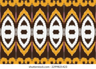 African Ikat Damask embroidery background. geometric ethnic oriental pattern traditional. Ikat Aztec style abstract vector illustration. design for print texture,fabric,saree,sari,carpet.