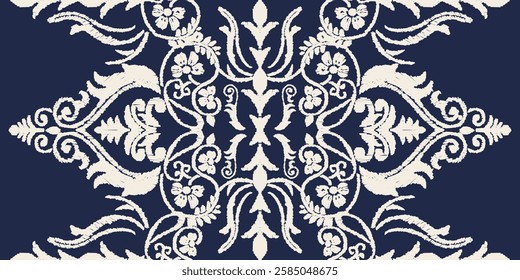 African Ikat Embroidery Patterns Boho Paisley Ikat Patterns Indian Ethnic Floral Patterns Ethnic
