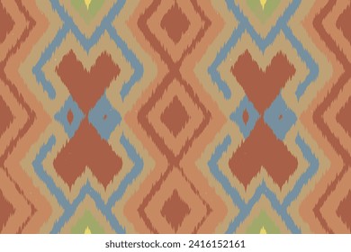 African Ikat floral paisley embroidery on white background.geometric ethnic oriental pattern traditional.Aztec style abstract vector illustration.design for texture,fabric,clothing,wrapping,carpet.
