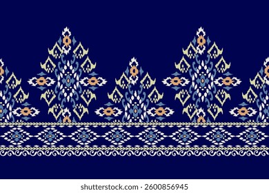 African Ikat floral pattern,African pattern,Ikat pattern,vector illustration,Aztec style,abstract background,abstract design,traditional embroidery.design for texture,fabric,clothing,decoration,blouse