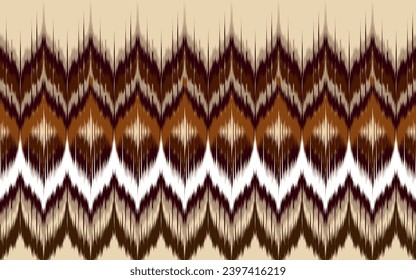 El Ikat africano paisley es un patrón impecable.
patrón geométrico étnico oriental tradicional sobre fondo azul.
Ilustración vectorial abstracta de estilo azteca.diseño para textura, tela,
ropa, envoltura, alfombra, pr