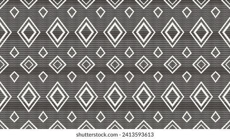 African Indian art, Abstract White. Ethnic ikat beautiful seamless pattern. India Thai pattern. Mexican striped style. Native traditional. Design for background, fabric, clothing, Kente.