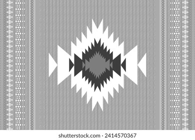 African Indian art, Abstract White. Ethnic ikat beautiful seamless pattern. India Thai pattern. Mexican striped style. Native traditional. Design for background, fabric, clothing, Kente.