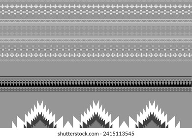 African Indian art, Abstract White. Ethnic ikat beautiful seamless pattern. India Thai pattern. Mexican striped style. Native traditional. Design for background, fabric, clothing, Kente.