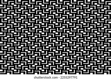 African inspired ethnic illustrated pattern