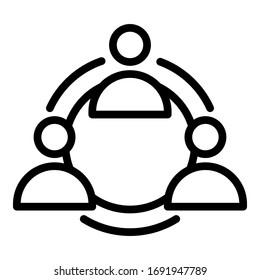 African integrity icon. Outline african integrity vector icon for web design isolated on white background