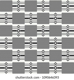 African kente print, traditional fabric  from Ghana, Ankara cloth. Seamless pattern.